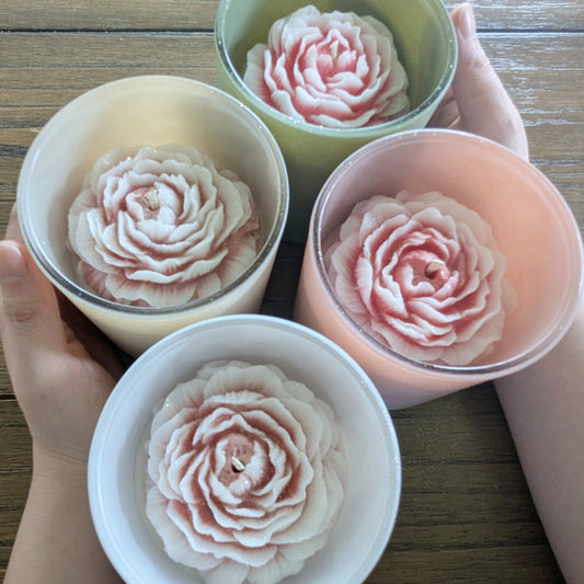 *Made to Order!!* UNSCENTED version of Our most-loved Spring Collection Intention Candle is back—Now Even More Stunning!✨💐