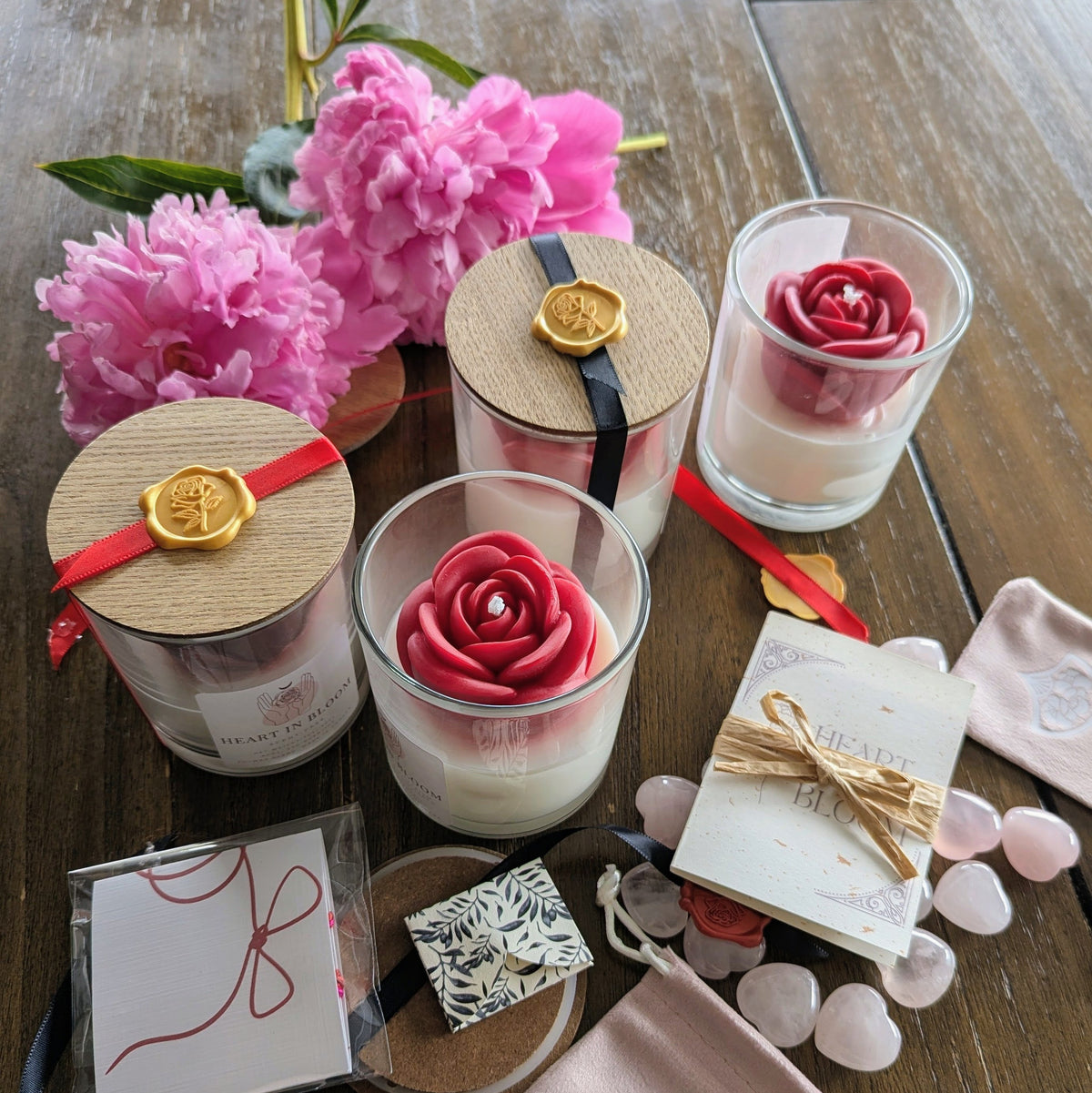 Heart Ritual Set ~Love Relationship Intention Candle~